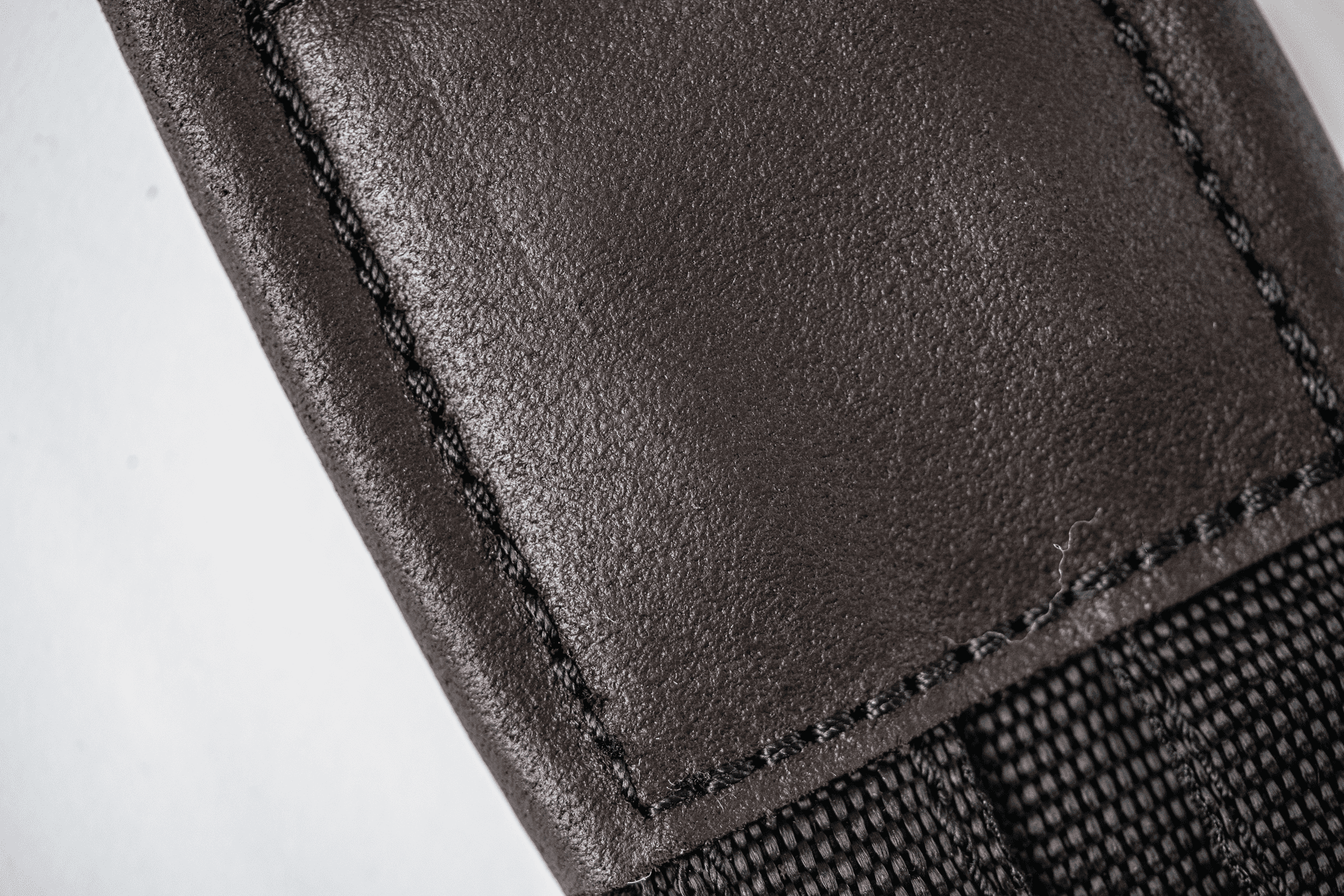 Billede af Dressur gjord SLIM-LINE - Crescent brun læder 85 cm - 34" 23 Brown Uden elastik